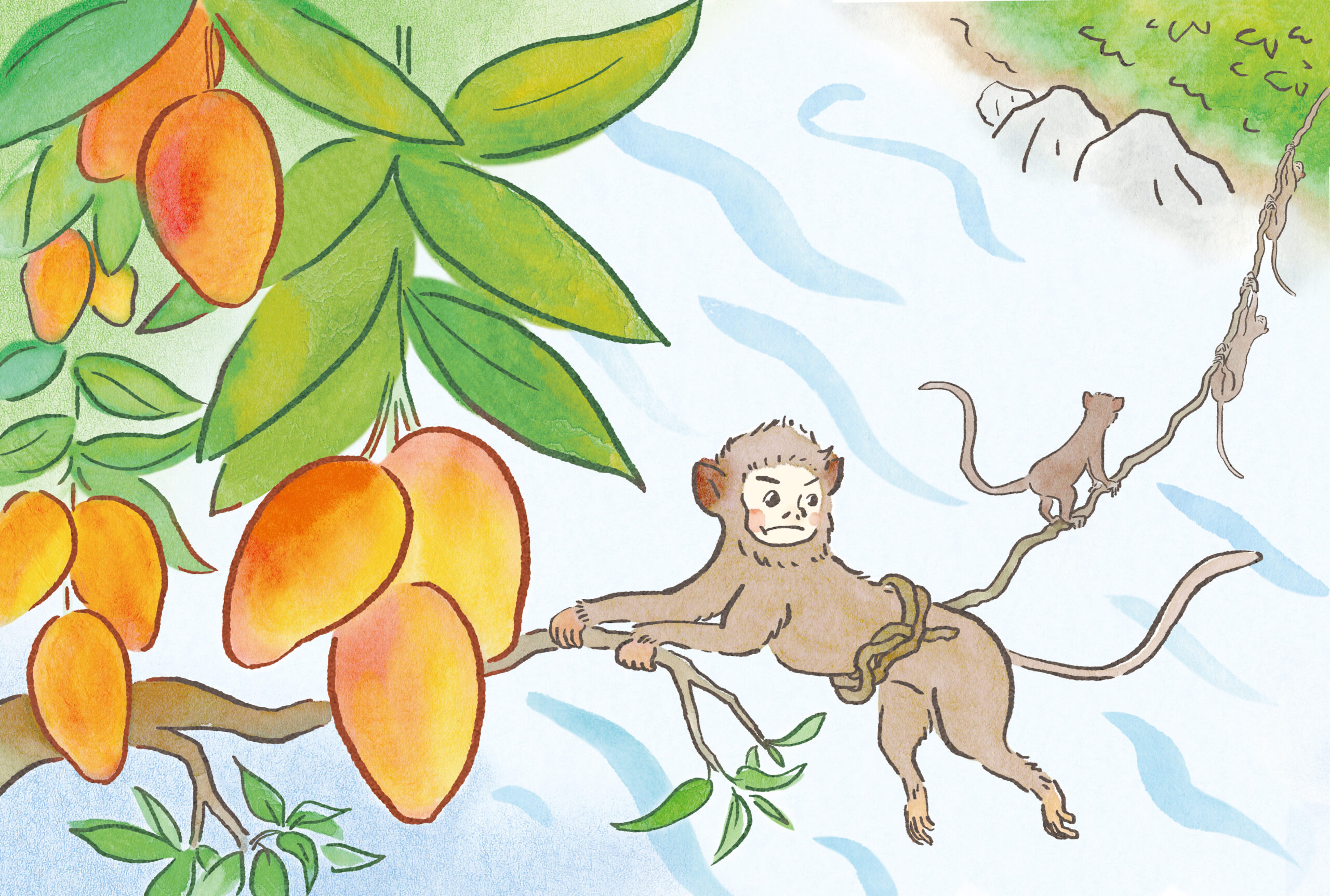 お猿ページ 連載 仏教説話に見られる植物 第2回 マンゴー | 浄土宗【公式サイト】